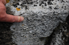 Exposures along margins of country road R477 of Dinantian Burren Limestone Formation where Carboniferous limestone covered by a travertine surface.